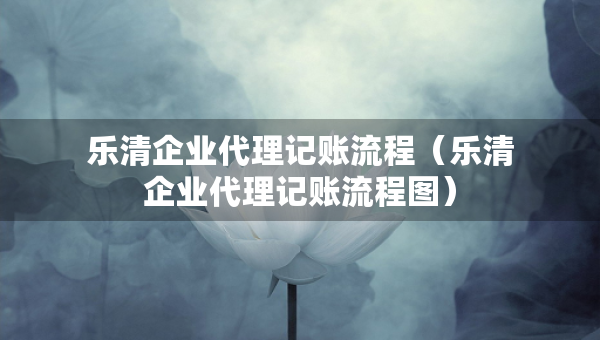 樂清企業(yè)代理記賬流程（樂清企業(yè)代理記賬流程圖）
