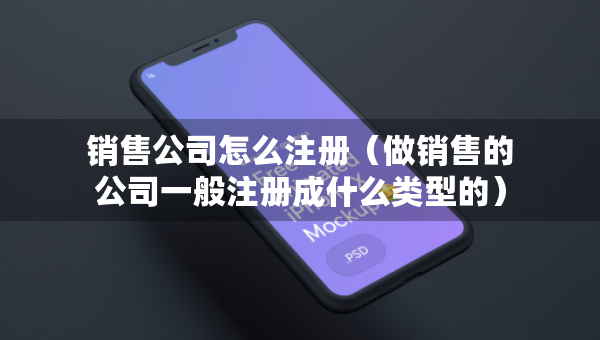 銷售公司怎么注冊(cè)（做銷售的公司一般注冊(cè)成什么類型的）