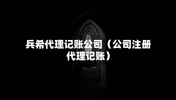 兵希代理記賬公司（公司注冊(cè)代理記賬）