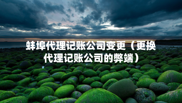 蚌埠代理記賬公司變更（更換代理記賬公司的弊端）
