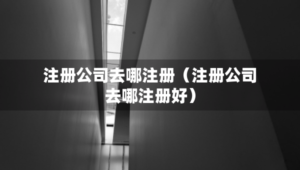 注冊公司去哪注冊（注冊公司去哪注冊好）