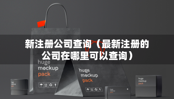 新注冊(cè)公司查詢（最新注冊(cè)的公司在哪里可以查詢）