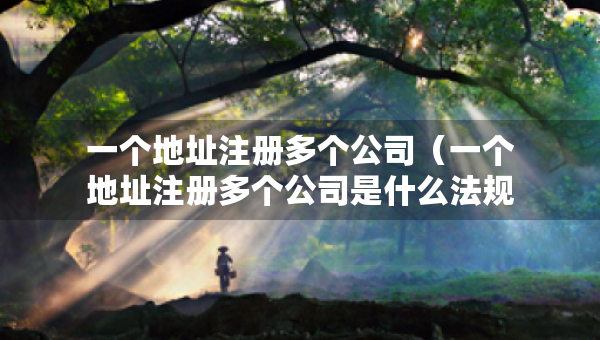 一個地址注冊多個公司（一個地址注冊多個公司是什么法規(guī)的）