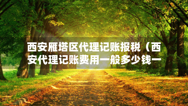 西安雁塔區(qū)代理記賬報(bào)稅（西安代理記賬費(fèi)用一般多少錢一個(gè)月）