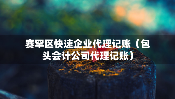 賽罕區(qū)快速企業(yè)代理記賬（包頭會(huì)計(jì)公司代理記賬）