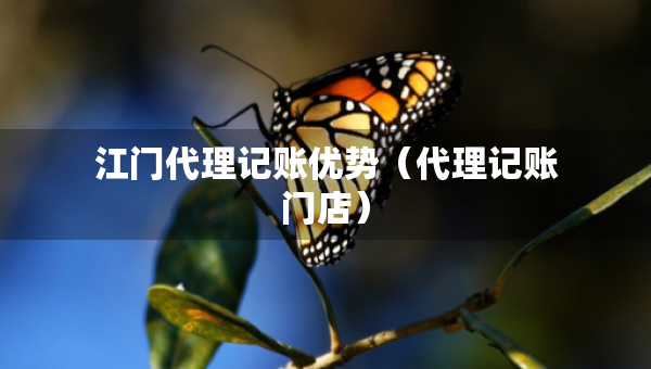 江門代理記賬優(yōu)勢（代理記賬門店）