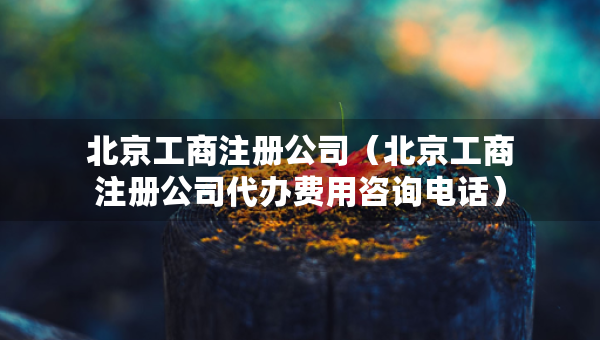 北京工商注冊公司（北京工商注冊公司代辦費用咨詢電話）