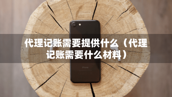 代理記賬需要提供什么（代理記賬需要什么材料）