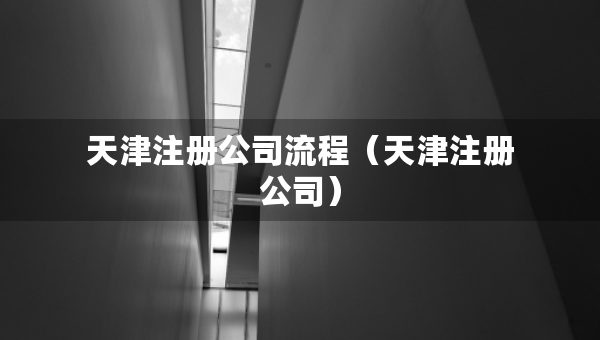 天津注冊公司流程（天津注冊公司）