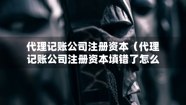 代理記賬公司注冊資本（代理記賬公司注冊資本填錯了怎么辦）