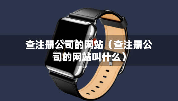 查注冊公司的網站（查注冊公司的網站叫什么）