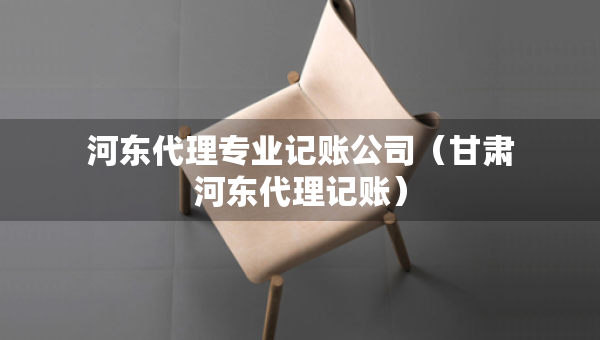 河?xùn)|代理專(zhuān)業(yè)記賬公司（甘肅河?xùn)|代理記賬）