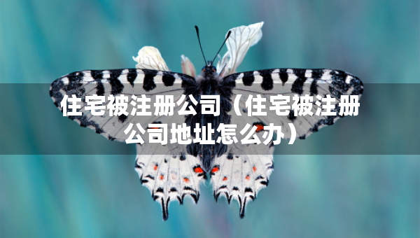 住宅被注冊公司（住宅被注冊公司地址怎么辦）
