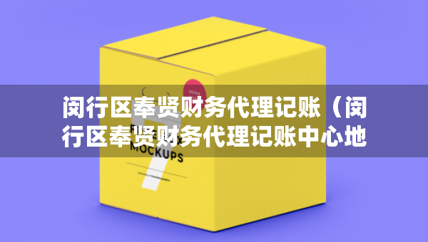 閔行區(qū)奉賢財(cái)務(wù)代理記賬（閔行區(qū)奉賢財(cái)務(wù)代理記賬中心地址）