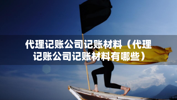 代理記賬公司記賬材料（代理記賬公司記賬材料有哪些）