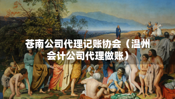 蒼南公司代理記賬協(xié)會（溫州會計公司代理做賬）