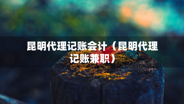 昆明代理記賬會計（昆明代理記賬兼職）