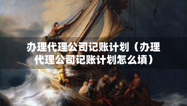 辦理代理公司記賬計劃（辦理代理公司記賬計劃怎么填）