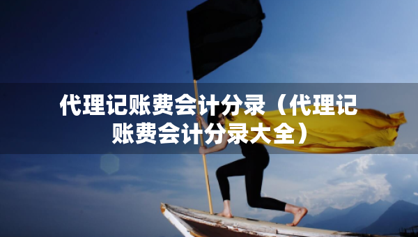 代理記賬費(fèi)會(huì)計(jì)分錄（代理記賬費(fèi)會(huì)計(jì)分錄大全）