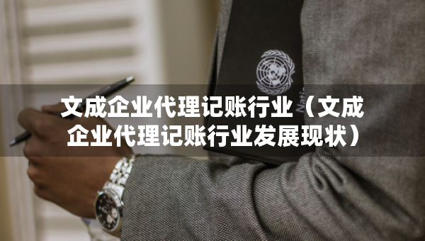 文成企業(yè)代理記賬行業(yè)（文成企業(yè)代理記賬行業(yè)發(fā)展現(xiàn)狀）