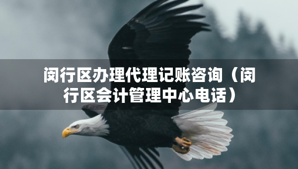 閔行區(qū)辦理代理記賬咨詢（閔行區(qū)會計管理中心電話）