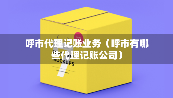 呼市代理記賬業(yè)務（呼市有哪些代理記賬公司）