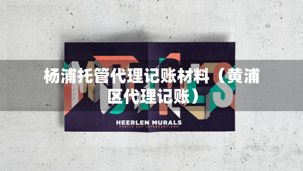 楊浦托管代理記賬材料（黃浦區(qū)代理記賬）