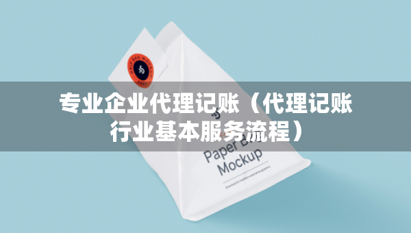 專業(yè)企業(yè)代理記賬（代理記賬行業(yè)基本服務(wù)流程）