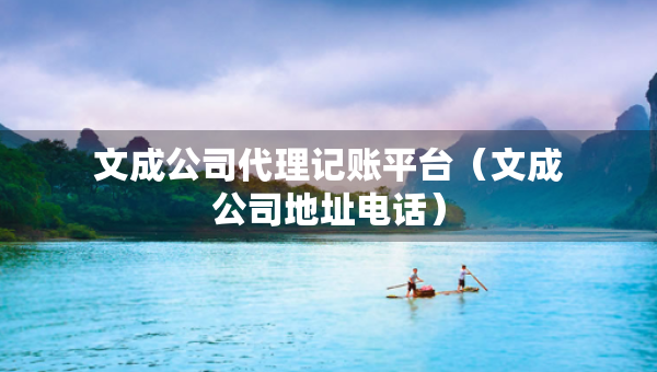 文成公司代理記賬平臺（文成公司地址電話）