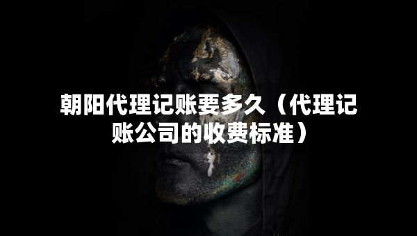 朝陽代理記賬要多久（代理記賬公司的收費標(biāo)準(zhǔn)）