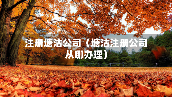 注冊塘沽公司（塘沽注冊公司從哪辦理）