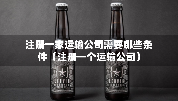 注冊(cè)一家運(yùn)輸公司需要哪些條件（注冊(cè)一個(gè)運(yùn)輸公司）