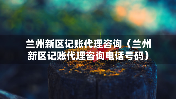蘭州新區(qū)記賬代理咨詢（蘭州新區(qū)記賬代理咨詢電話號(hào)碼）