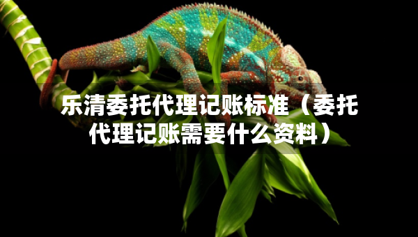 樂(lè)清委托代理記賬標(biāo)準(zhǔn)（委托代理記賬需要什么資料）