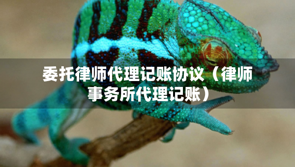 委托律師代理記賬協(xié)議（律師事務所代理記賬）