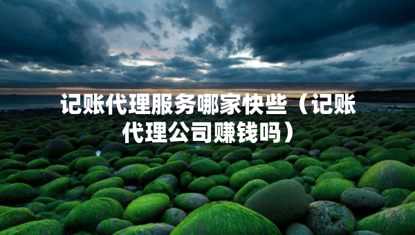 記賬代理服務(wù)哪家快些（記賬代理公司賺錢嗎）
