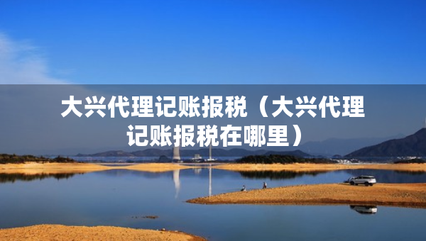 大興代理記賬報稅（大興代理記賬報稅在哪里）