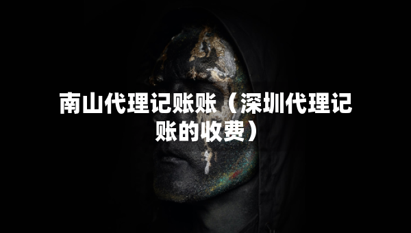 南山代理記賬賬（深圳代理記賬的收費）