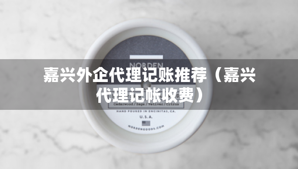 嘉興外企代理記賬推薦（嘉興代理記帳收費）