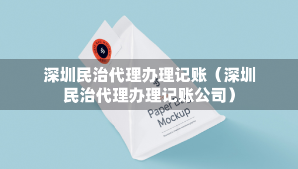 深圳民治代理辦理記賬（深圳民治代理辦理記賬公司）