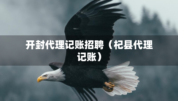 開封代理記賬招聘（杞縣代理記賬）