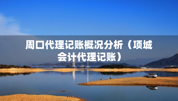 周口代理記賬概況分析（項城會計代理記賬）
