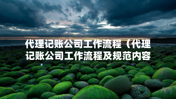 代理記賬公司工作流程（代理記賬公司工作流程及規(guī)范內(nèi)容）