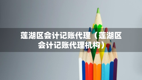 蓮湖區(qū)會(huì)計(jì)記賬代理（蓮湖區(qū)會(huì)計(jì)記賬代理機(jī)構(gòu)）