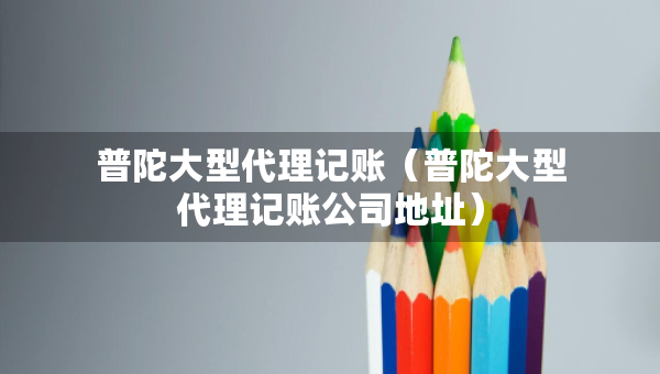 普陀大型代理記賬（普陀大型代理記賬公司地址）