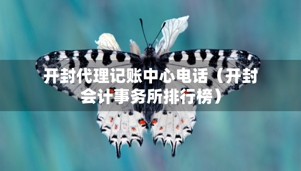開封代理記賬中心電話（開封會計事務(wù)所排行榜）