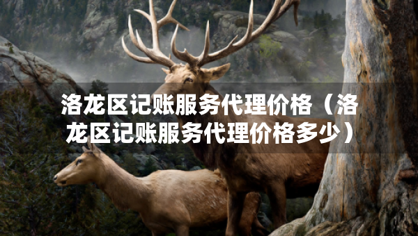 洛龍區(qū)記賬服務代理價格（洛龍區(qū)記賬服務代理價格多少）