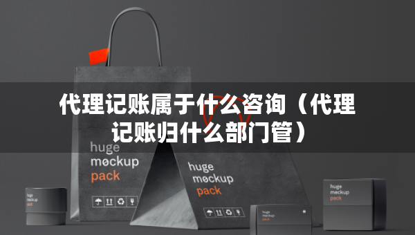 代理記賬屬于什么咨詢（代理記賬歸什么部門管）