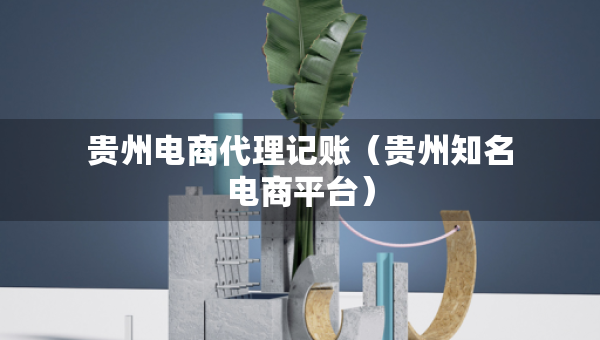 貴州電商代理記賬（貴州知名電商平臺）