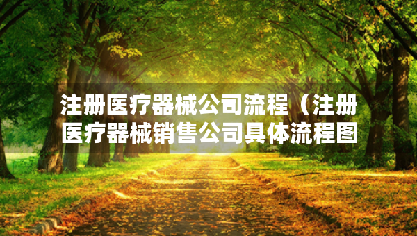 注冊(cè)醫(yī)療器械公司流程（注冊(cè)醫(yī)療器械銷(xiāo)售公司具體流程圖）